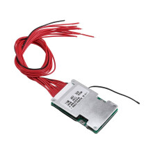 For BMS 15S 48V 30A LiFePO4 PCB Protection Board with Balance Wire and NTC,Common Port,Ten Protection Functions