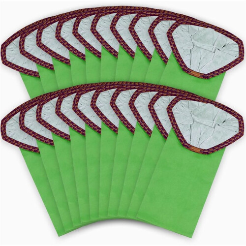 20 Pack 107313 Vacuum Bags Replacement for ProTeam 10 Quart Backpack Vacuum Cleaner,Fit for Models  Pro 10,GoFit 10