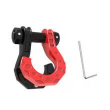 1 Stuk 10 Ton 3/4" D-Sluiting Off-Road Sleephaak Sleephaak Lierkabelhaak voor Voertuigberging