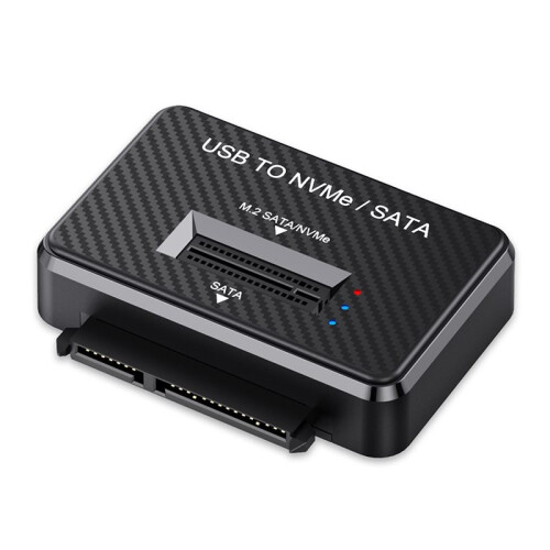 M.2 Solid State Drive Reader NVMe/ 2-in-1 External Dock SSD Card Reader M.2 Drive Enclosure