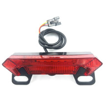 Luz Trasera para Bicicleta Eléctrica (CC 36-60 V), Ultrabrillante, Intermitente, Luz de Advertencia