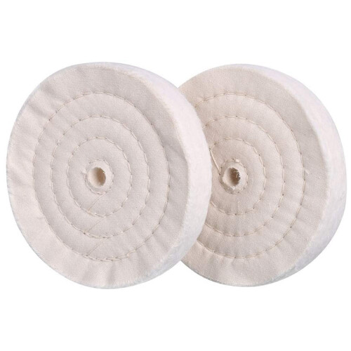 2 Peças Super Grosso Polimento Roda 6 Polegadas Adequado para Bench Grinder Ferramentas Espelho Polimento e Enceração