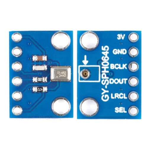 SPH0645 I2S MEMS Microphone Breakout Sensor Board Module SPH0645LM4H Microphone Module 1.6-3.6V for  Raspberry Pi 2