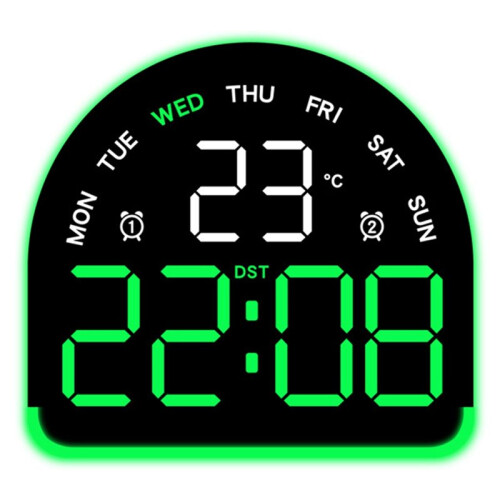 Multifunctional LED Alarm Clock with Adjustable Brightness and Temperature Display for Home Decor