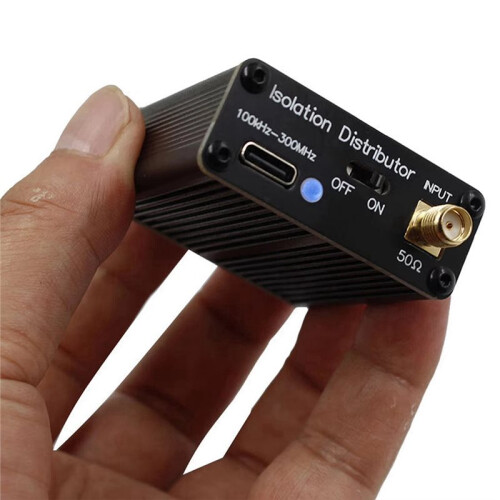 New Active RF Isolation Distributor Active RF Isolation Distributor RF Splitter for SDR GPSDO Source 100kHz to 300MHz 2