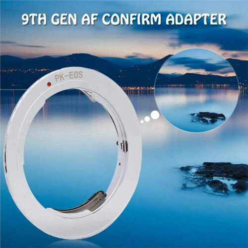 9th Gen AF Confirm PK- Lens Adapter Ring for  K to   EF EF-S 1