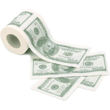 Geld Toilettenpapierrollen Badezimmergewebe Neuheit 100 Dollar Rechnungen WäHrung Toilettenpapier - 4Er Pack