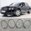 Electroplated Bright Strip Headlight Ring Frame for   Flying Spur 2005-2013 7