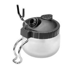 Airbrush Cleaning Kit - 6Pcs Airbrush Cleaner Set with Cleaning Pot, Nylon Brush Set, Stainless Steel Needles