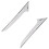 Car Rear Window Side Spoiler Wing Trim for  Raize 2020 2021 3