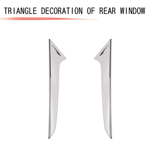 Car Rear Window Side Spoiler Wing Trim for  Raize 2020 2021 1