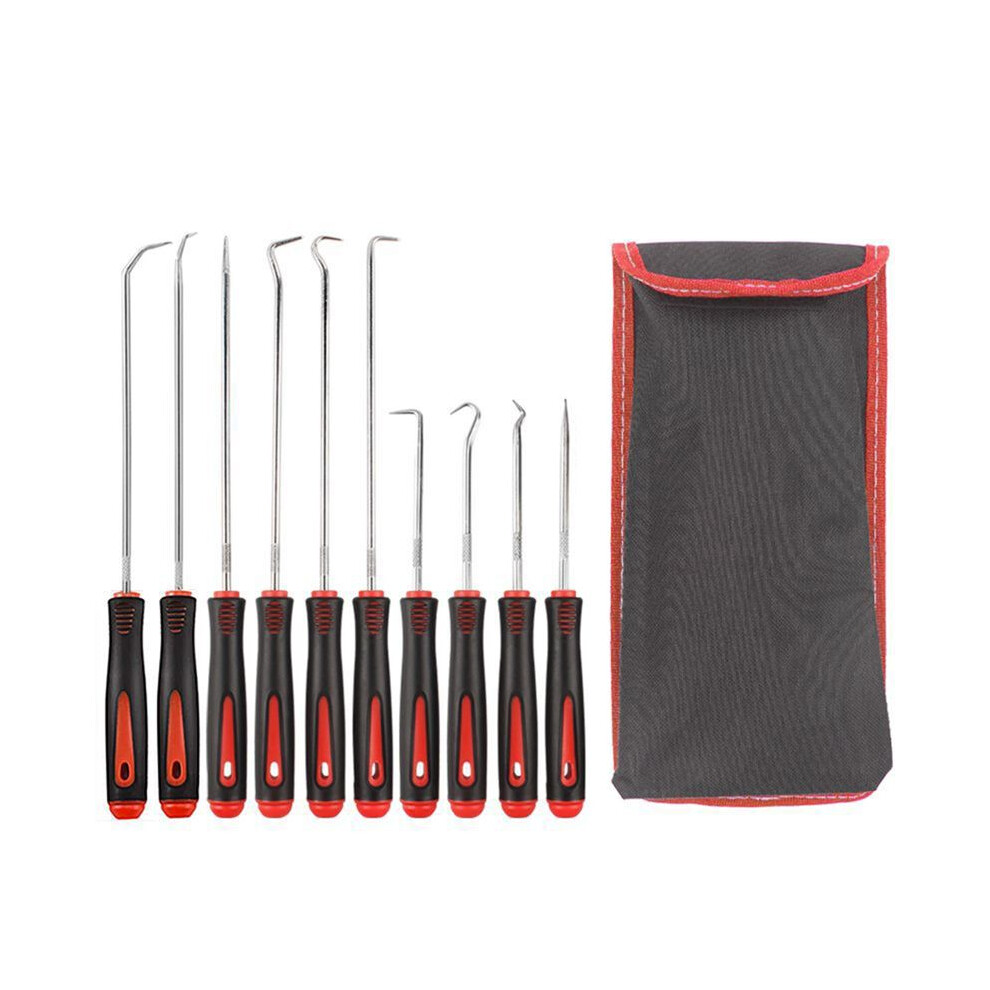 10 Pcs Antislip Hook Pick Set Car Oil Seal Screwdriver Gasket Puller Oil Seal Removal Hook Tool Car Repair Tool 6034186069357