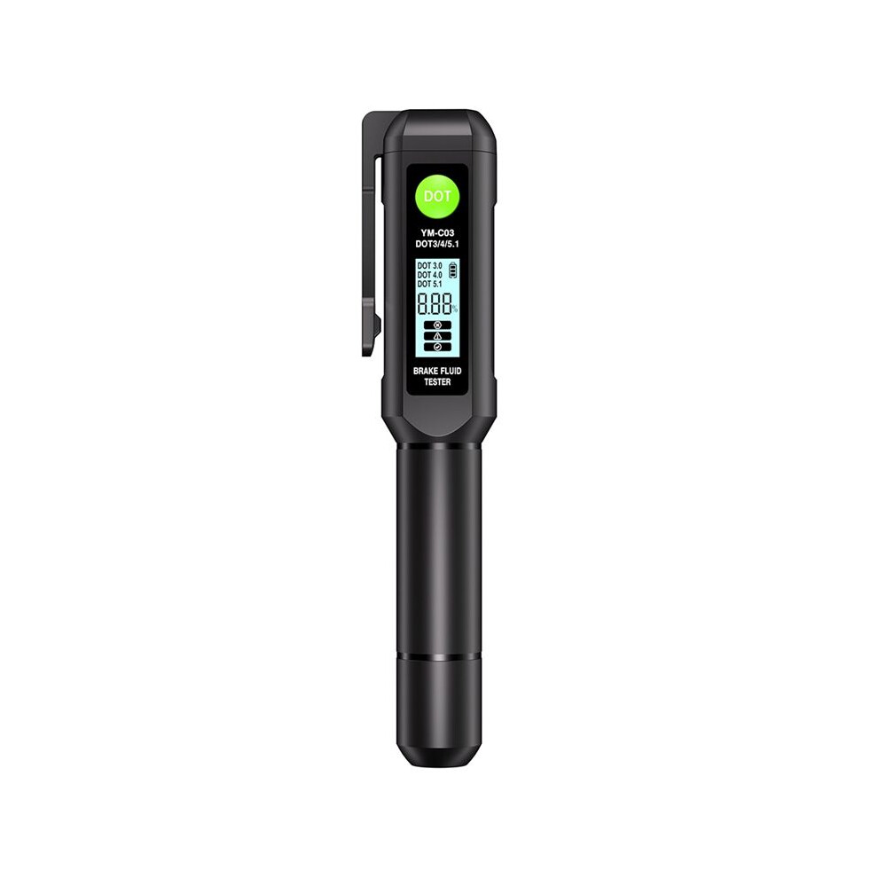 Dot3/Dot4/Dot5.1 Brake Fluid Tester Oil Tester Auto Brake Liquid Oil Tester Detector Tool Metal Probe With Sound 4712273240811