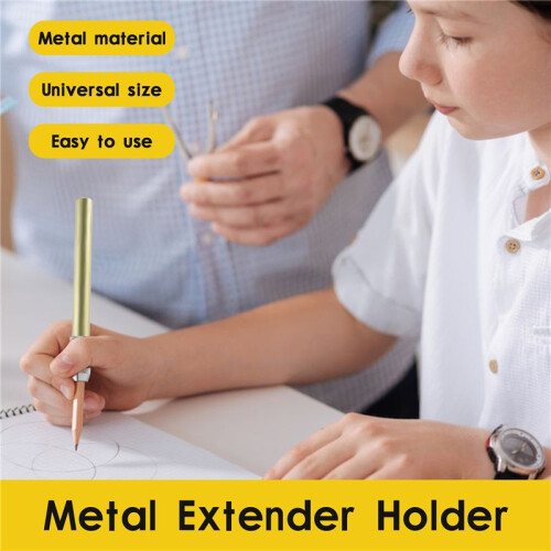 3pcs metal Pencil Lengthened Extender Holder random 1