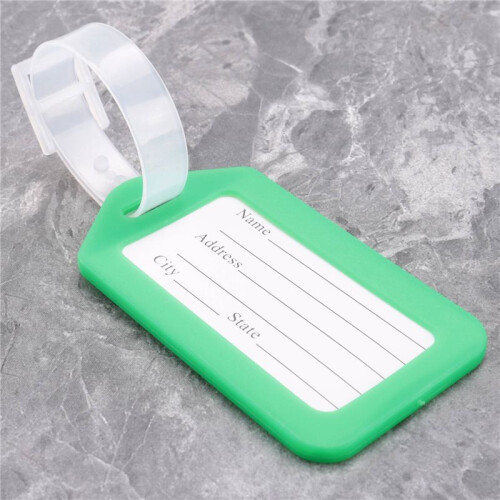 Luggage Tags Suitcase Identifier Label Accessories - green 1
