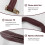 Brown Leather Guitar Musical Instrument Box Luggage Toolbox Trolley Case Handle 5