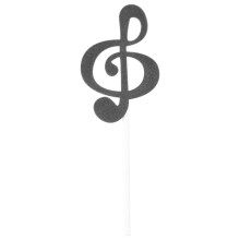 30 Pcs Music Notes Themed Cupcake Topper Paper Cake Inserts Card Wedding Cake Topper Decoration