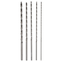 5 Pieces ensembles de forets extra-longue a vitesse en acier forets helicoidaux foret outil 2-5 mm pour le bois