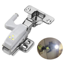 10Pcs Cabinet Armario armario LED Bisagra Luz Sensor inteligente Lampara Frio calido