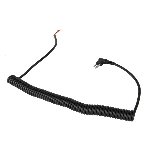 2pin 4 Wire Speaker MIC Cable Spring  For  GP88S GP3688 GP2000 PMMN4013A