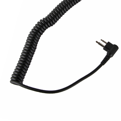 2pin 4 Wire Speaker MIC Cable Spring  For  GP88S GP3688 GP2000 PMMN4013A 2