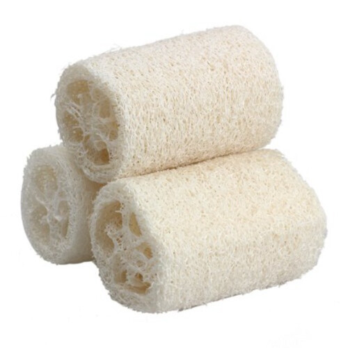 3PCS Naturel Luffa Douche eponge Scrubber (Large)