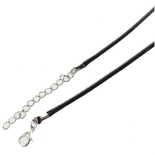 10X Leather Band Collar 2mm Necklace Necklace + Clasp 2