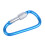 Camping Outdoor D-Ring Carabiner Hook Clip Keychain 6cm 3