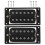 2PCs(1 set)Black Humbucker Double Coil Electric Guitar Pickups + Frame Screw 1