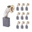 5 Packs Pcs 16mm x 13mm x 6mm Motor Carbon Brushes for Power Tool 1