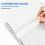 50cm Clear Plastic Measuring Long Straight Centimeter Ruler 6