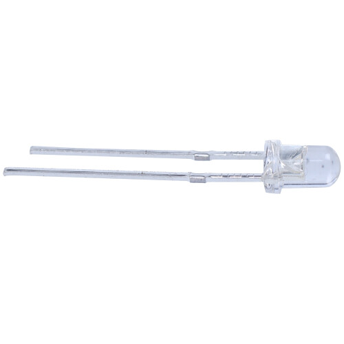 40 Pieces 3mm White LED Lamp Light Emitting Diode  2.5V-3V