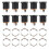 10 Pcs Jack de  Prise D'Alimentation de Panneau Monte de 17.9x13.8mm 1
