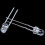 40 Pieces 3mm White LED Lamp Light Emitting Diode  2.5V-3V 5