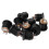 10 Pcs Jack de  Prise D'Alimentation de Panneau Monte de 17.9x13.8mm 7