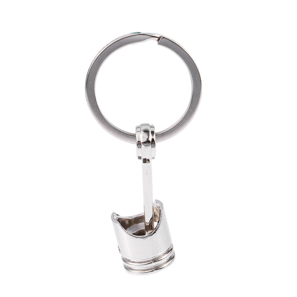 Trendy Car Engine Piston Keyring Chain Keychain Key Fob Silver 6032797406080