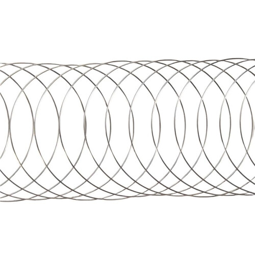 100Loops Memory Beading Wire dla Bransoletka 50Mm-55Mm (2 Cale-2 1/8 Cala) Dia 2