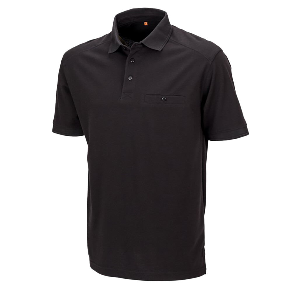 (L, Black) Result Mens Work-Guard Apex Short Sleeve Polo Shirt
