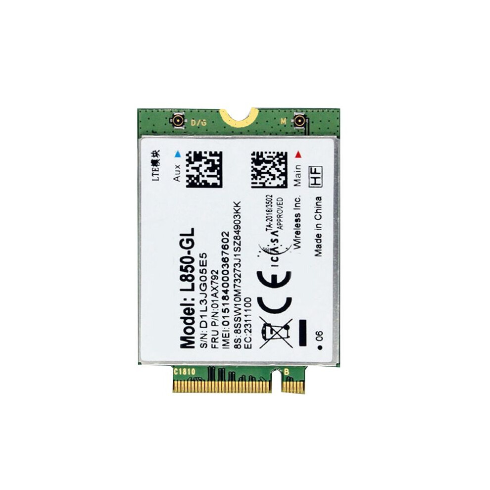 L850 Gl Wifi Card 01Ax792 Ngff M.2 Module For T580 X280 L580 T480s T480 P52s Green 6034021326379