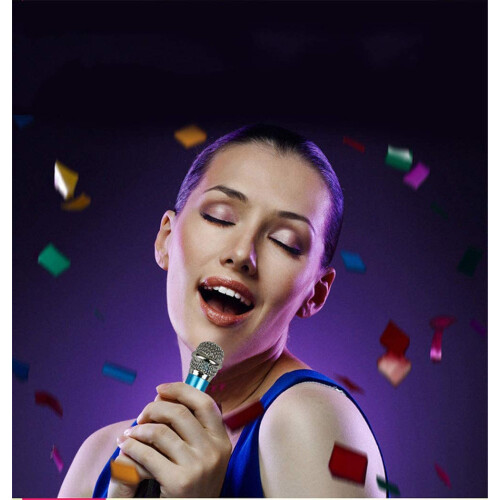 Microphone with Omnidirectional Stereo Mic for Voice Recording,Chatting and Singing   Phone,Android () 2