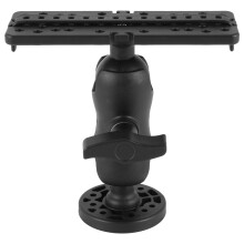 Mount with Fish Finder and Universal Mounting Plate Kayak Accessories