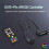 Controller ARGB 5V 3pin per Alimentazione  Controller RGB Hub 3PIN per Ventola CPU Case Computer LED Luce Radiatore Nero 3