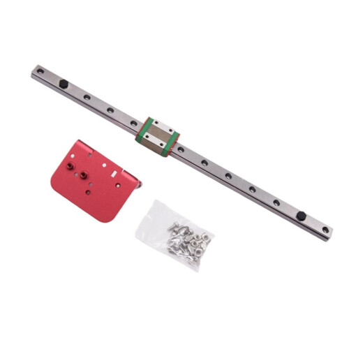 Linear Rail Slide Upgrade Kit X Axis Linear Guide Kit with Backplane Bracket Enhanced Stability 310mm for -3