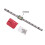 Linear Rail Slide Upgrade Kit X Axis Linear Guide Kit with Backplane Bracket Enhanced Stability 310mm for -3 4