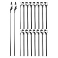 40PCS Alligator Clip Sticks for Gundam Model Painting for Airbrush Spraying Hobby Modeling Parts for DIY Card Photo Memo