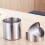 Trash Can for Desk with Lid Desktop Trash Can Small Tiny Countertop Trash Bin Can for Office Bathroom Kitchen 4