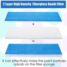 1 PeçA Filtro de Cabine de AeróGrafo Conjunto de Filtro de ExaustãO de Cabine de PulverizaçãO para Master/Paasche/Sky Enterprise/Airhobby