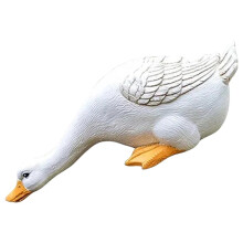 Simulação Externa de Patos Bebedouros em Resina, Ornamentos para Piscina, Lago de Peixes, Decoração de Paisagem Aquática - Layout B