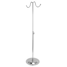 Metal Handbag Rack Women Bag Display Stand Double Hook Adjustable Stainless Steel Holder