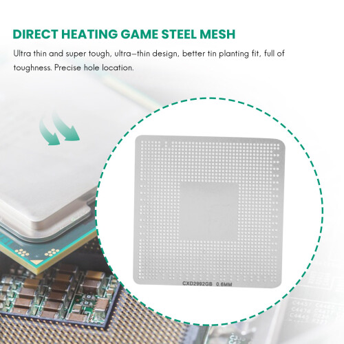 47Pcs/Set Direct Heat Reballing Universal Directly Stencils for Game Console PS3 CPU PS4 GPU  CXD 2